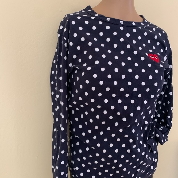 COMME DES GARCONS PLAY POLKA DOT SHIRT - Picture 4 of 13